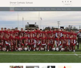 Shinercatholicschool.org(Shiner Catholic School) Screenshot