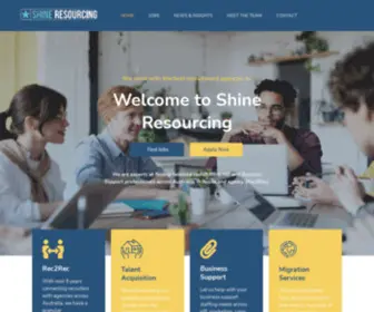Shineresourcing.com.au(Australian Rec2rec) Screenshot