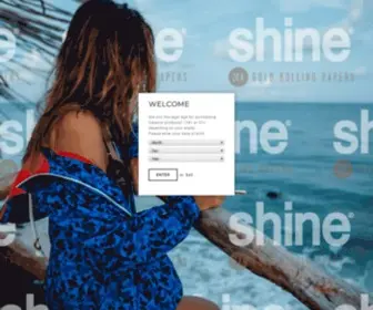 Shinerollingpapers.com(Shine Papers) Screenshot