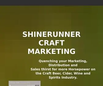 Shinerunnercraftmarketing.com(Craft BeerlMarketinglshinerunnercraftmarketing) Screenshot