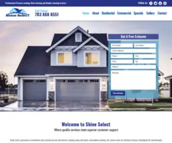 Shineselect.com(Shine Select Pressure Washing) Screenshot