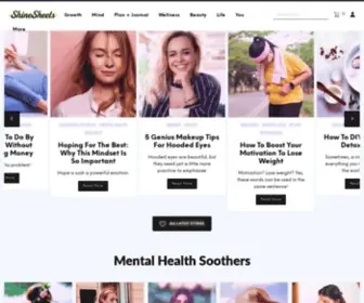 Shinesheets.com(Personal Development) Screenshot