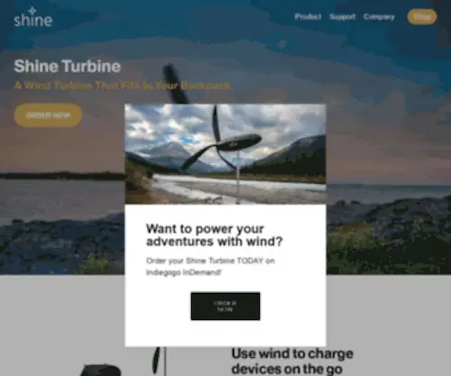 Shineturbine.com(Shineturbine) Screenshot