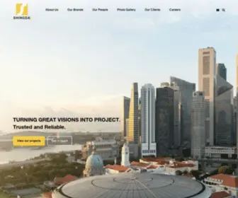 Shingdagroup.com(Infrastructure Engineering Singapore) Screenshot