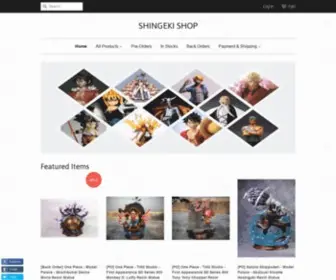 Shingekishop.com(SHINGEKI SHOP) Screenshot
