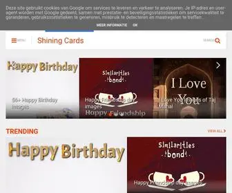 Shiningcards.com(Shining Cards) Screenshot