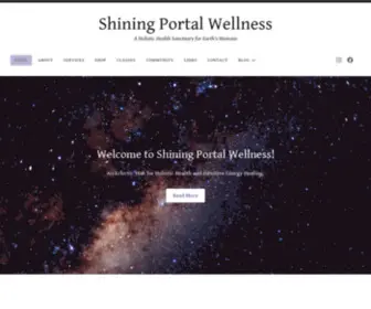 Shiningportalwellness.com(A Holistic Health Sanctuary for Earth's Humans) Screenshot