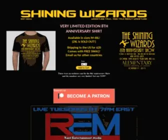 Shiningwizards.com(The Shining Wizards Wrestling Podcast) Screenshot