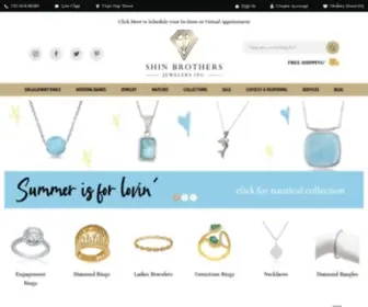 Shinjewelers.com(Shin Brothers Jewelers) Screenshot