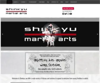 Shinkyumartialarts.com(Shinkyu Martial Arts) Screenshot