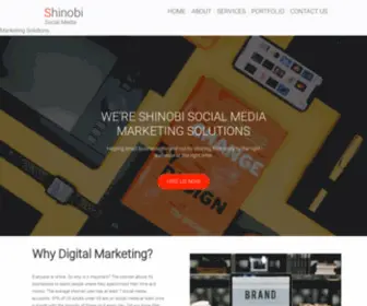 Shinobisocialmediamarketing.com(Shinobi Social Media Marketing Solutions) Screenshot