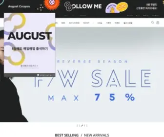 Shinwonmall.com(신원몰) Screenshot