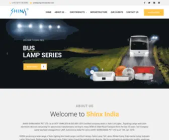 Shinxindia.com(ShinX India) Screenshot