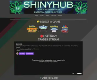 Shinyhub.tv(Customize Shiny Pokemon) Screenshot