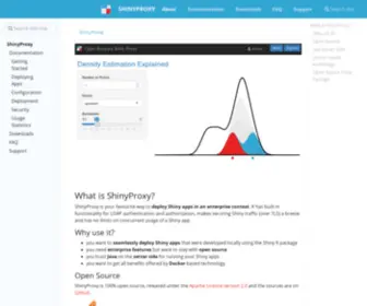 Shinyproxy.io(ShinyProxy) Screenshot