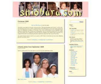 Shiobara.com(Shiobara Family Blog) Screenshot