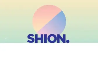 Shionstudio.com(A Concept Studio) Screenshot