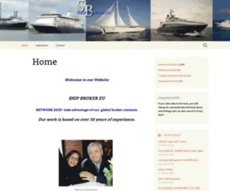 Ship-Broker.eu(Buying and selling pleasure yachts and commercial vessels) Screenshot