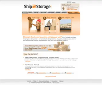 Ship2Storage.com(Ship2Storage) Screenshot