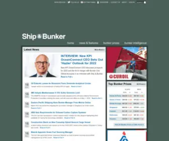Shipandbunker.com(Ship & Bunker) Screenshot