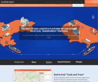 Shipchain.io(The end) Screenshot