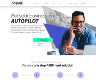 Shipdif.com(FBA PREP CENTER Shipdif) Screenshot