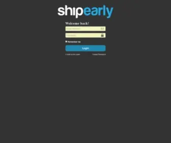 Shipearlyapp.com(Users) Screenshot