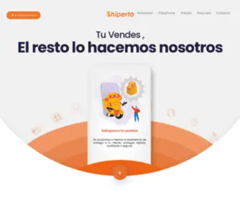 Shiperto.com(Inicio) Screenshot