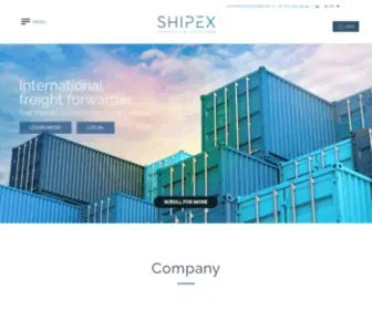 Shipex.be(Shipex) Screenshot