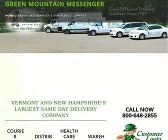 Shipgmm.com(Green Mountain Messenger) Screenshot