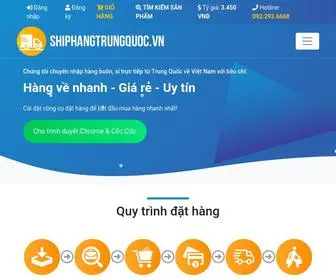 Shiphangtrungquoc.vn(DỊCH VỤ VẬN CHUYỂN VÀ ĐẶT HÀNG TRỰC TIẾP TỪ TRUNG QUỐC) Screenshot