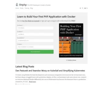 Shiphp.com(The PHP Developer's Guide to Docker) Screenshot
