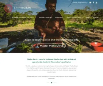 Shipiborao.com(Ancestral Healing Center) Screenshot