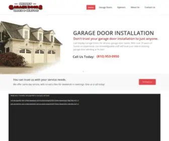 Shipleygaragedoors.com(Garage Door Installation and Repair Service) Screenshot