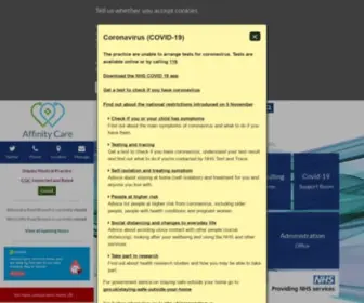 Shipleymedicalpractice.nhs.uk(Affinity Care) Screenshot