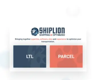 Shiplion.com(ShipLion) Screenshot