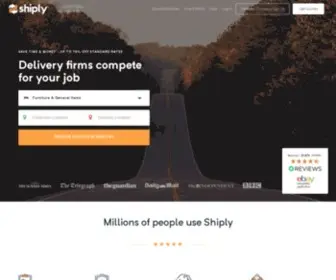 Shiply.com(Courier Services) Screenshot