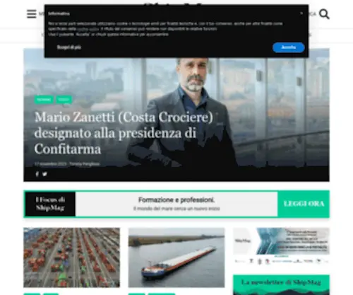 Shipmag.it(Il magazine sul mondo dello shipping) Screenshot