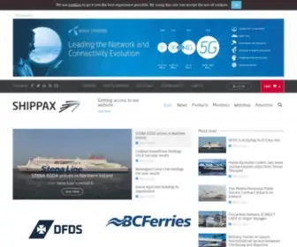 Shippax.com(Ferry news) Screenshot