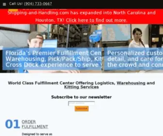 Shipping-AND-Handling.com(Ecommerce Fulfillment) Screenshot