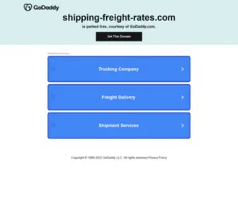 Shipping-Freight-Rates.com(Freight Rates & Freight Quotes) Screenshot