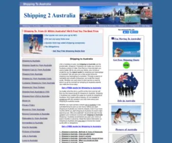 Shipping2Australia.com(We'll find the LOWEST quote) Screenshot