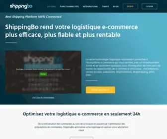 Shippingbo.com(Shippingbo, l'expert de la livraison connectée pour e-commerçants) Screenshot