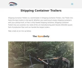 Shippingcontainertrailers.com(Shipping Container Trailers) Screenshot