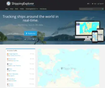 Shippingexplorer.net Screenshot