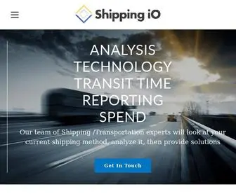 Shippingio.com(Your shipping experts) Screenshot