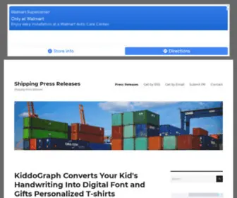 Shippingpressreleases.com(Shipping Press Releases) Screenshot