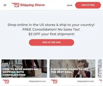 Shippingstorm.com(Shipping Storm) Screenshot