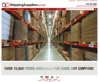 Shippingsuppliesbymail.com(Shipping supplies) Screenshot