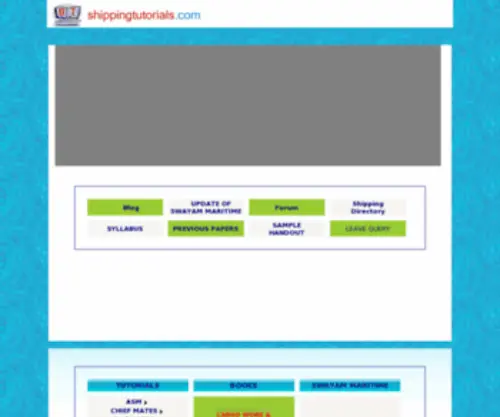 Shippingtutorials.com(Shipping Tutorials) Screenshot